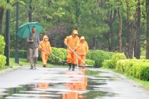 雨中校园（小惊喜带来的美好）