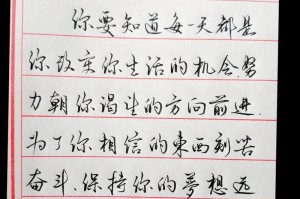 梦想，让我追寻奇迹（一位年轻人的成长之路）