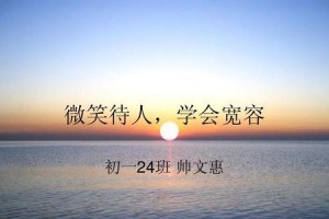 主题当诚信遇上宽容